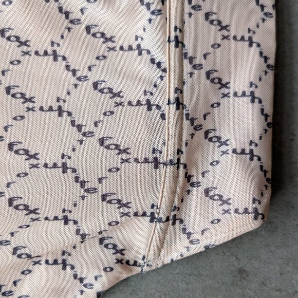 White Fox Boutique Lost Without Your Monogram Print Bustier medium - Picture 4 of 9